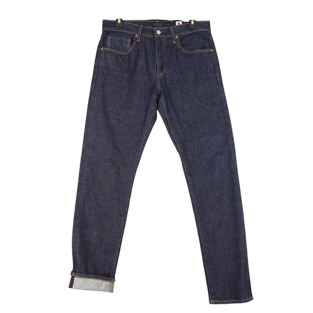 Levis 512 Slim Taper Jeans Mens 31x30 Japanese Selvedge Dark Rinse Denim